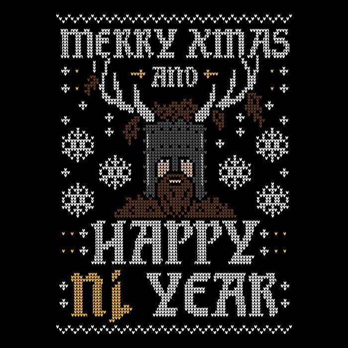 Happy Ni Year - Adult & Kids T-Shirts, Sweatshirts & Hoodies apparel design preview 2