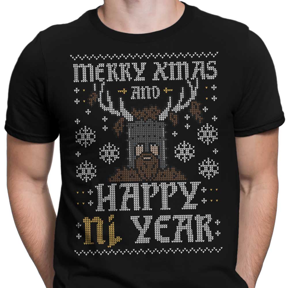 Happy Ni Year Men's Apparel - Adult & Kids T-Shirts, Sweatshirts & Hoodies apparel design preview 2