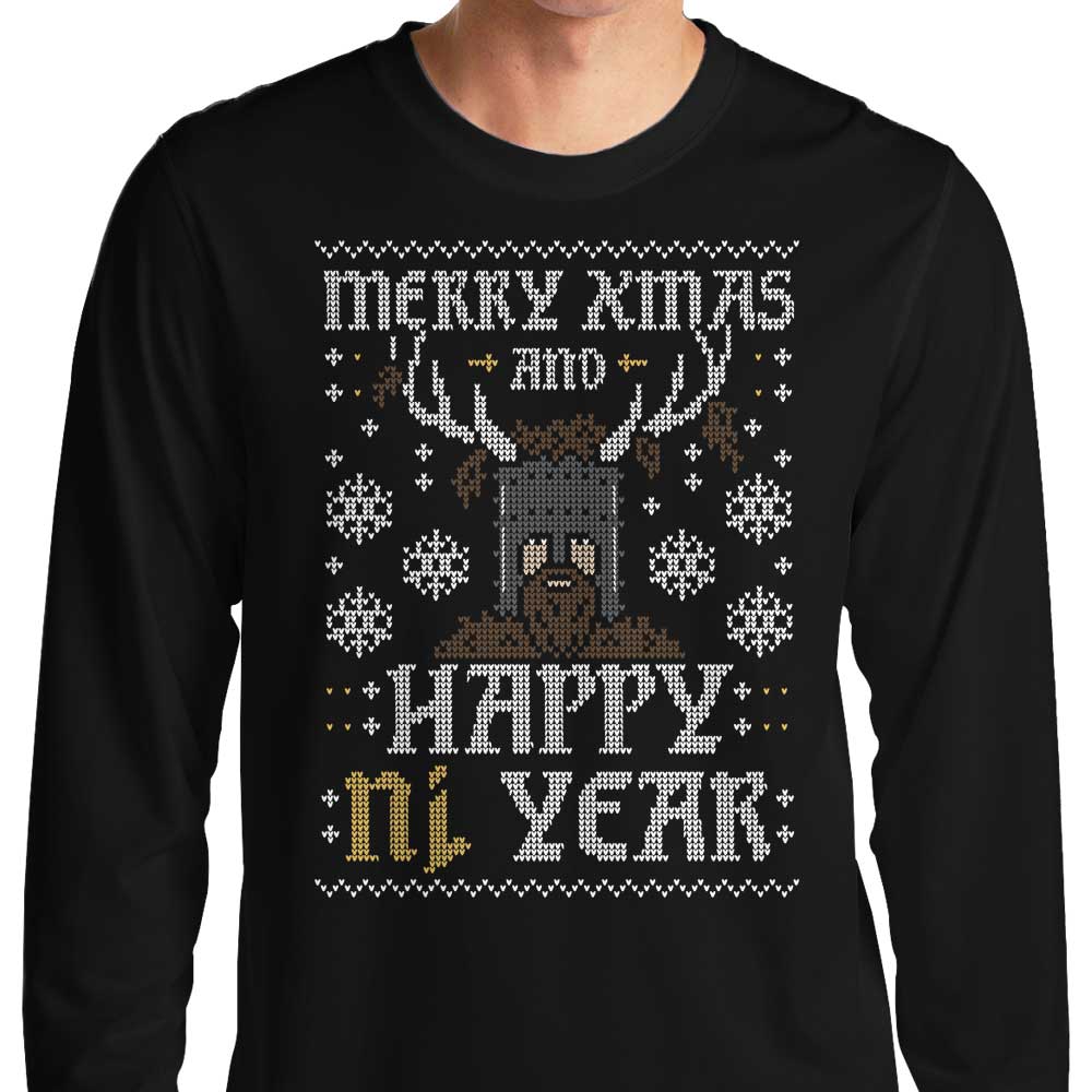 Happy Ni Year - Adult & Kids T-Shirts, Sweatshirts & Hoodies apparel design preview 1
