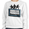 Hardcore Parkour - Adult & Kids T-Shirts, Sweatshirts & Hoodies apparel design preview 1