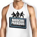 Hardcore Parkour Tank Top - Adult & Kids T-Shirts, Sweatshirts & Hoodies apparel design preview 1
