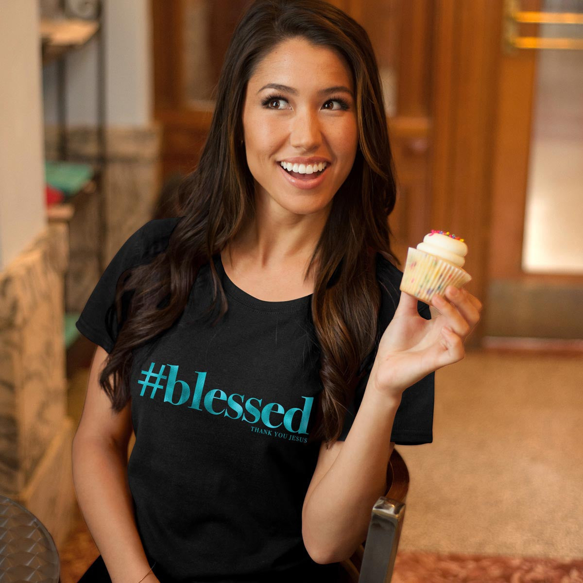 Cherished Girl Grace Truth Hashtag Blessed Thank You - Adult & Kids T-Shirts, Sweatshirts & Hoodies apparel design preview 2