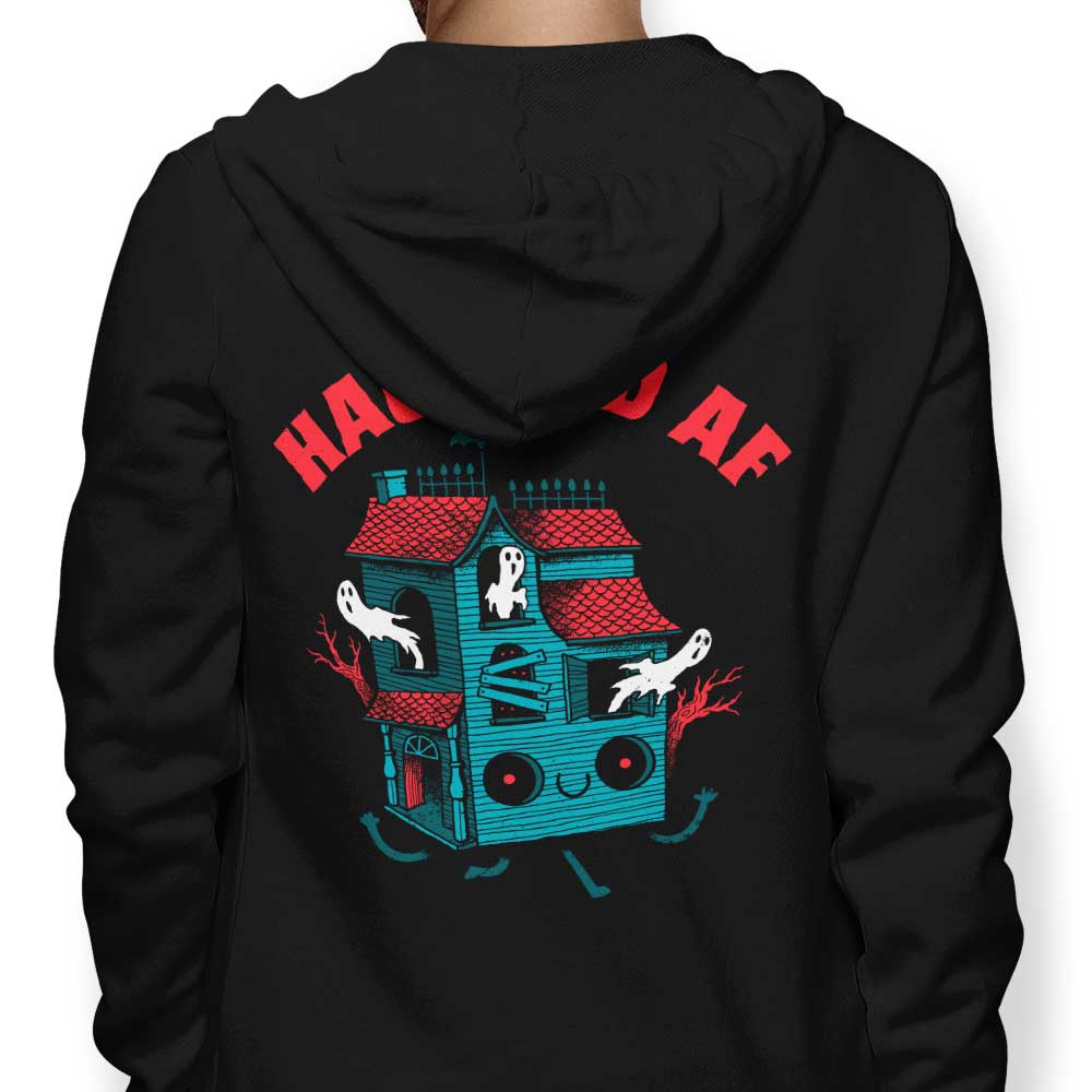 Haunted AF - Adult & Kids T-Shirts, Sweatshirts & Hoodies apparel design preview 1