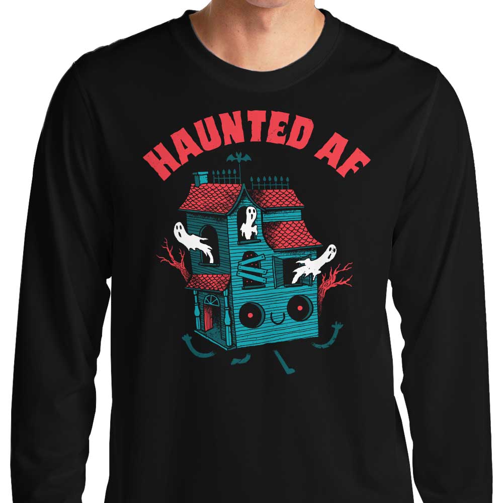 Haunted AF - Adult & Kids T-Shirts, Sweatshirts & Hoodies apparel design preview 1