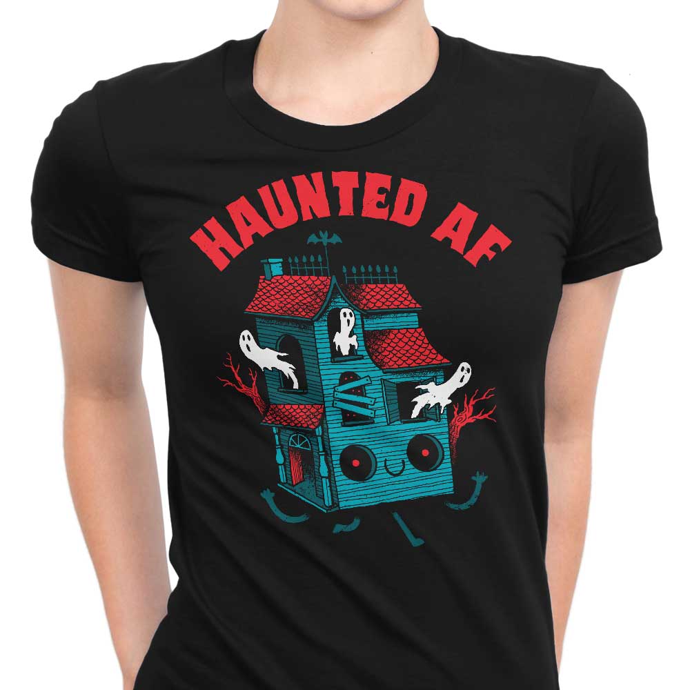 Haunted AF Women's Apparel - Adult & Kids T-Shirts, Sweatshirts & Hoodies apparel design preview 1