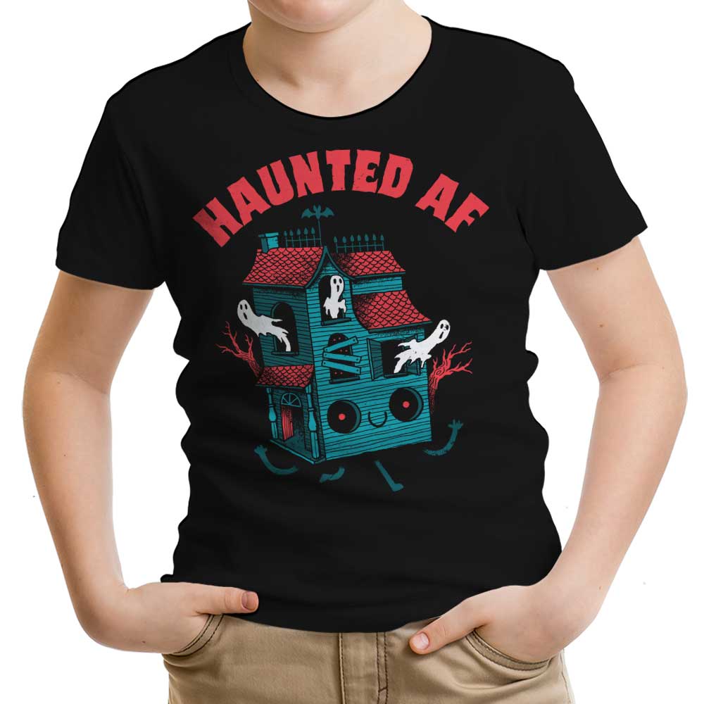 Haunted AF Youth Apparel - Adult & Kids T-Shirts, Sweatshirts & Hoodies apparel design preview 1