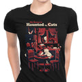 Haunted by Cats Women's Apparel - Adult & Kids T-Shirts, Sweatshirts & Hoodies apparel design preview 1