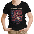 Haunted by Cats Youth Apparel - Adult & Kids T-Shirts, Sweatshirts & Hoodies apparel design preview 1