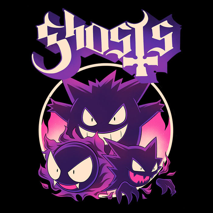 Haunted Ghost - Adult & Kids T-Shirts, Sweatshirts & Hoodies apparel design preview 2