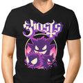 Haunted Ghost Men's V-Neck - Adult & Kids T-Shirts, Sweatshirts & Hoodies apparel design preview 1