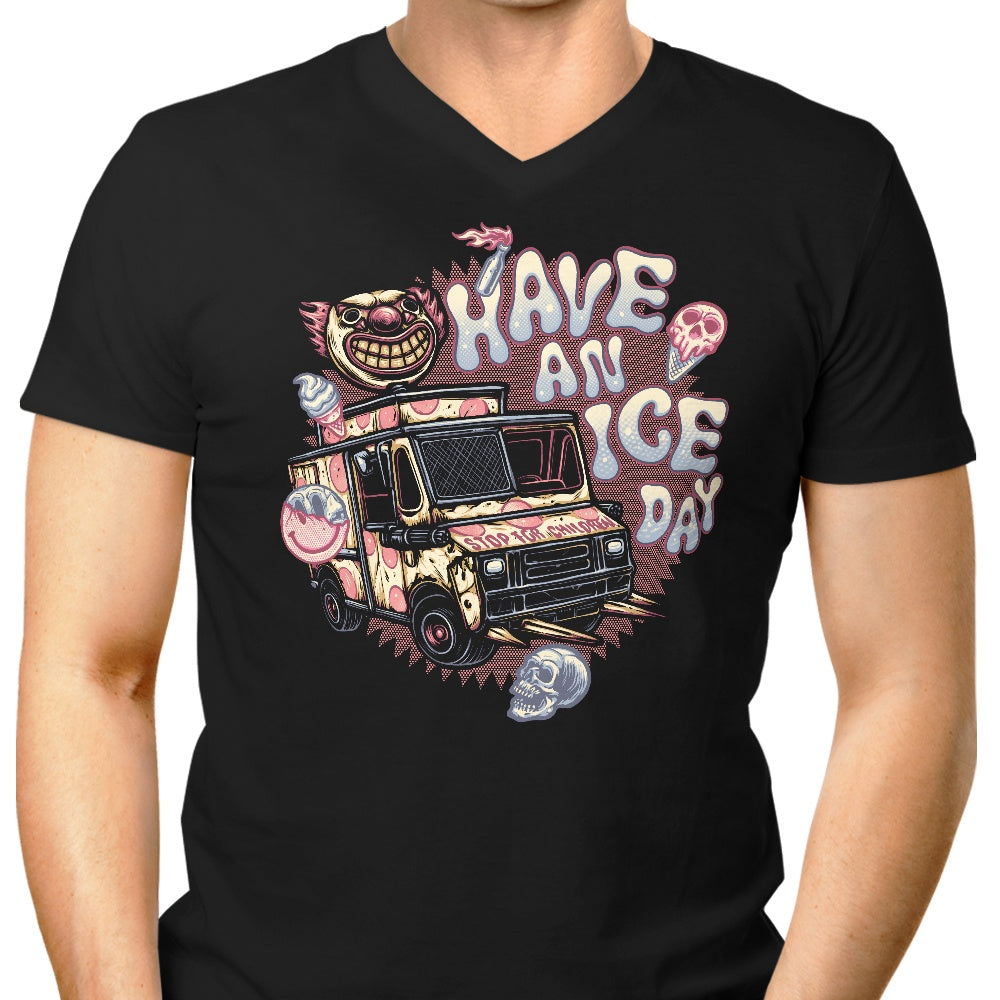 Have an Ice Day Men's V-Neck - Adult & Kids T-Shirts, Sweatshirts & Hoodies apparel design preview 1