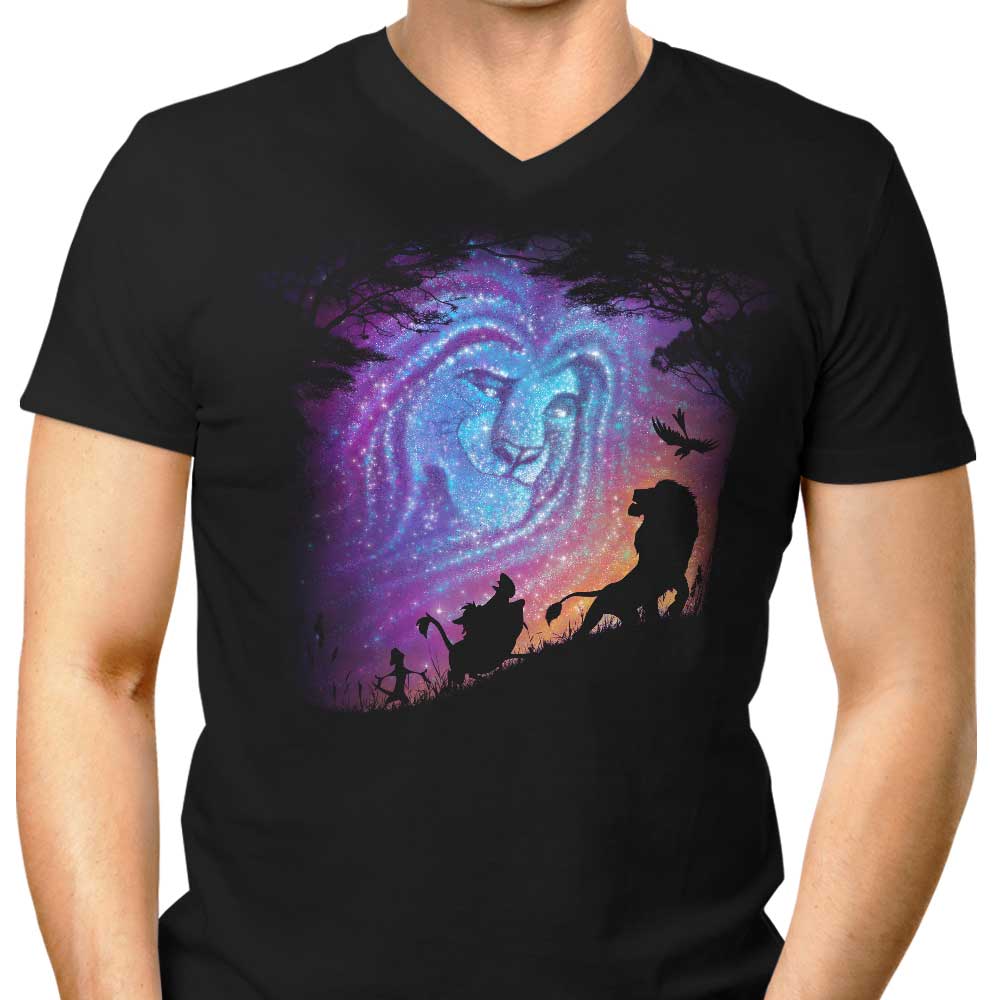 He Lives In You Men's V-Neck - Adult & Kids T-Shirts, Sweatshirts & Hoodies apparel design preview 1