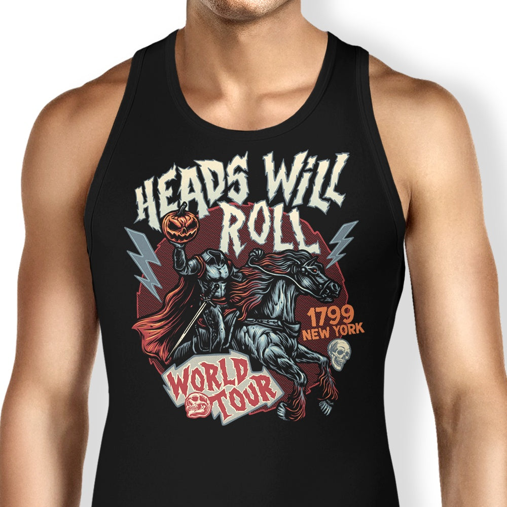 Heads Will Roll Tank Top - Adult & Kids T-Shirts, Sweatshirts & Hoodies apparel design preview 1
