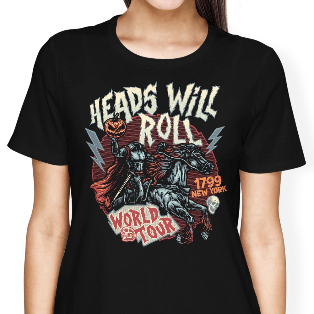 Heads Will Roll Women's Apparel - Adult & Kids T-Shirts, Sweatshirts & Hoodies apparel design preview 1