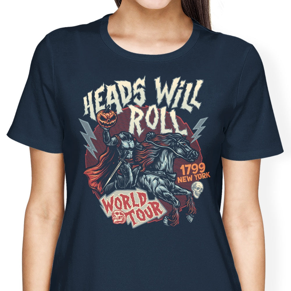 Heads Will Roll Women's Apparel - Adult & Kids T-Shirts, Sweatshirts & Hoodies apparel design preview 2