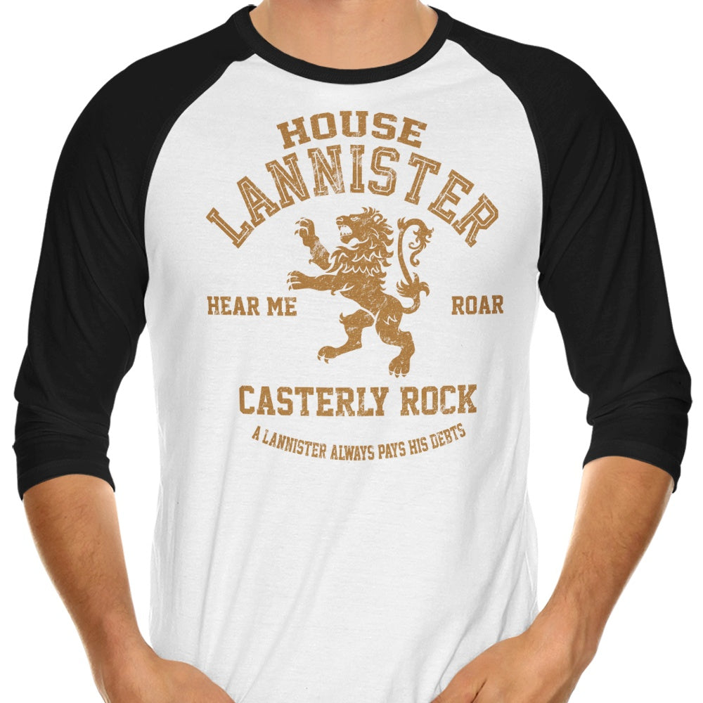 Hear Me Roar 3/4 Sleeve Raglan - Adult & Kids T-Shirts, Sweatshirts & Hoodies apparel design preview 1