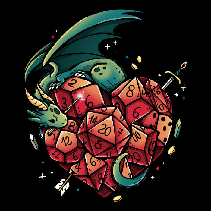Heart of a Gamer - Adult & Kids T-Shirts, Sweatshirts & Hoodies apparel design preview 2
