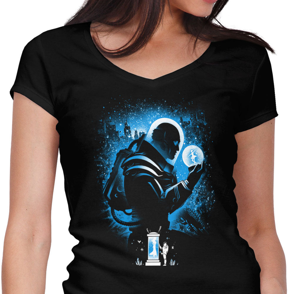 Heart of Ice Medley Women's V-Neck - Adult & Kids T-Shirts, Sweatshirts & Hoodies apparel design preview 1