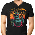 Heavy Metal Heart Men's V-Neck - Adult & Kids T-Shirts, Sweatshirts & Hoodies apparel design preview 1