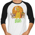Heckin Spoopy 3/4 Sleeve Raglan - Adult & Kids T-Shirts, Sweatshirts & Hoodies apparel design preview 1