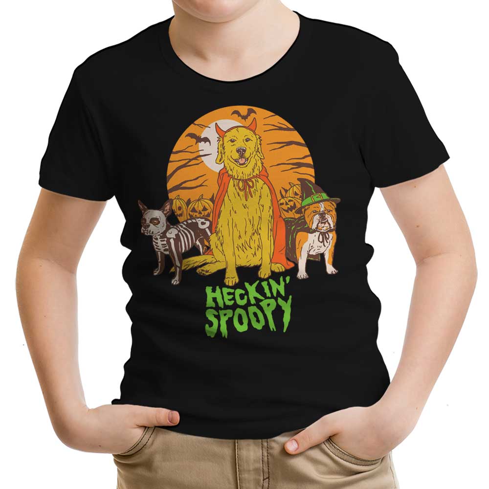 Heckin Spoopy Youth Apparel - Adult & Kids T-Shirts, Sweatshirts & Hoodies apparel design preview 1