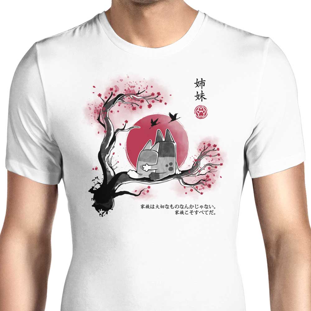 Heeler Sumi-e Men's Apparel - Adult & Kids T-Shirts, Sweatshirts & Hoodies apparel design preview 1