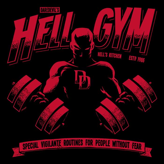 Hell Gym Men's Apparel - Adult & Kids T-Shirts, Sweatshirts & Hoodies apparel design preview 2