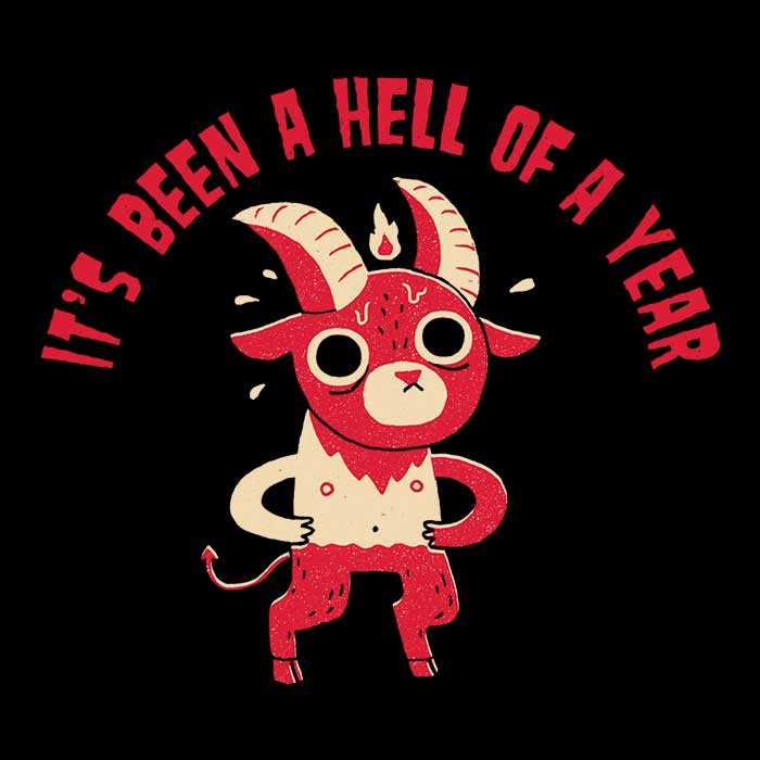 Hell of a Year Youth Apparel - Adult & Kids T-Shirts, Sweatshirts & Hoodies apparel design preview 2