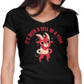 Hell of a Year Women's V-Neck - Adult & Kids T-Shirts, Sweatshirts & Hoodies apparel design preview 1