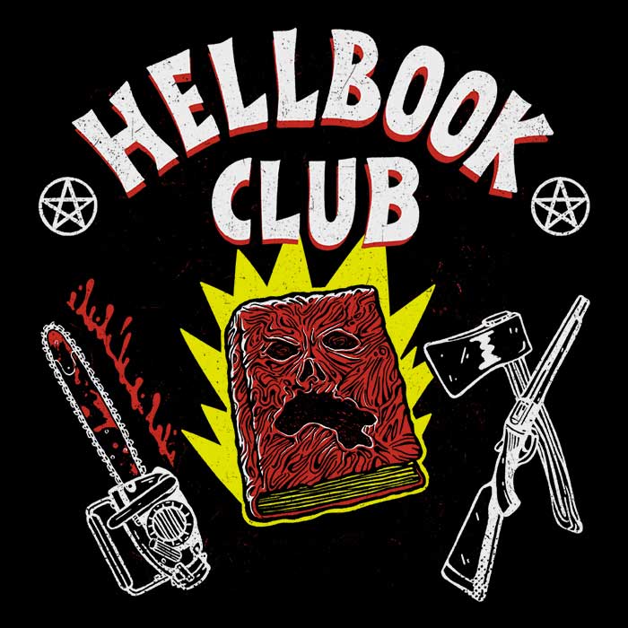 Hellbook Club Men's Apparel - Adult & Kids T-Shirts, Sweatshirts & Hoodies apparel design preview 2