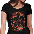 Hellhound Unleashed Women's V-Neck - Adult & Kids T-Shirts, Sweatshirts & Hoodies apparel design preview 1