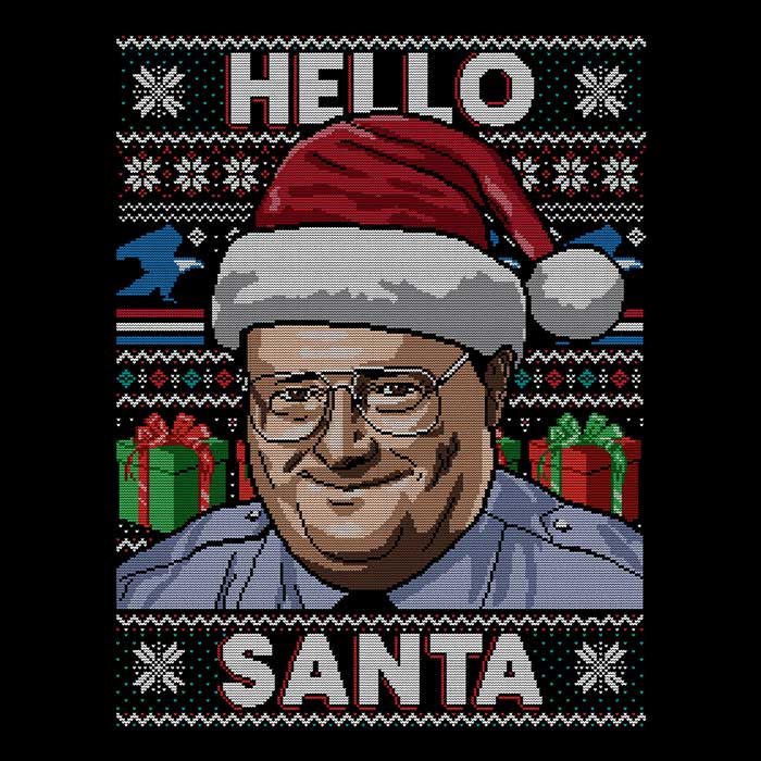 Hello Santa Sweater Men's Apparel - Adult & Kids T-Shirts, Sweatshirts & Hoodies apparel design preview 2