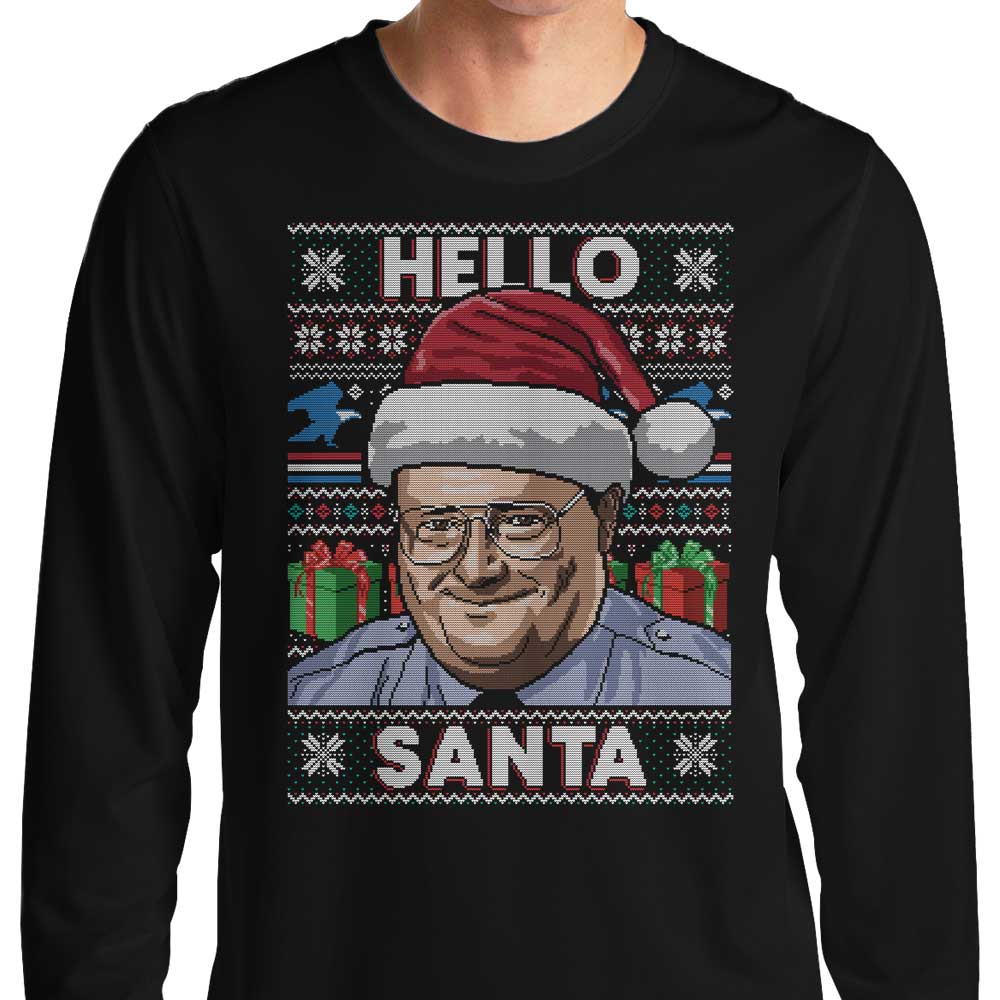 Hello Santa Sweater - Adult & Kids T-Shirts, Sweatshirts & Hoodies apparel design preview 1