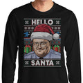 Hello Santa Sweater - Adult & Kids T-Shirts, Sweatshirts & Hoodies apparel design preview 1