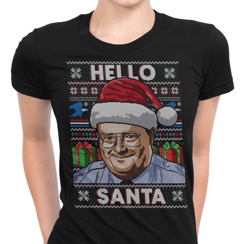 Hello Santa Sweater Women's Apparel - Adult & Kids T-Shirts, Sweatshirts & Hoodies apparel design preview 1