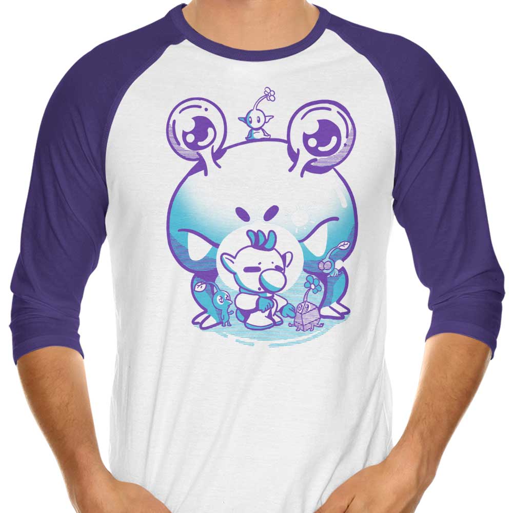 Hello to the Captain 3/4 Sleeve Raglan - Adult & Kids T-Shirts, Sweatshirts & Hoodies apparel design preview 1
