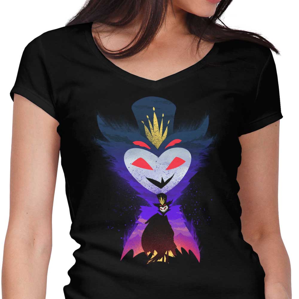 Helluva Boss Women's V-Neck - Adult & Kids T-Shirts, Sweatshirts & Hoodies apparel design preview 1