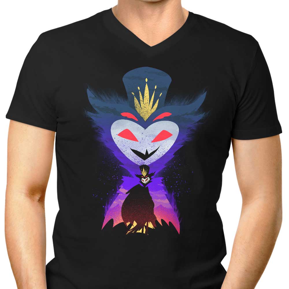 Helluva Boss Men's V-Neck - Adult & Kids T-Shirts, Sweatshirts & Hoodies apparel design preview 1