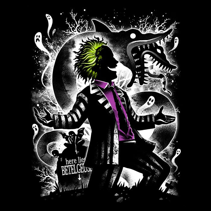 Here Lies Betelgeuse Men's Apparel - Adult & Kids T-Shirts, Sweatshirts & Hoodies apparel design preview 2