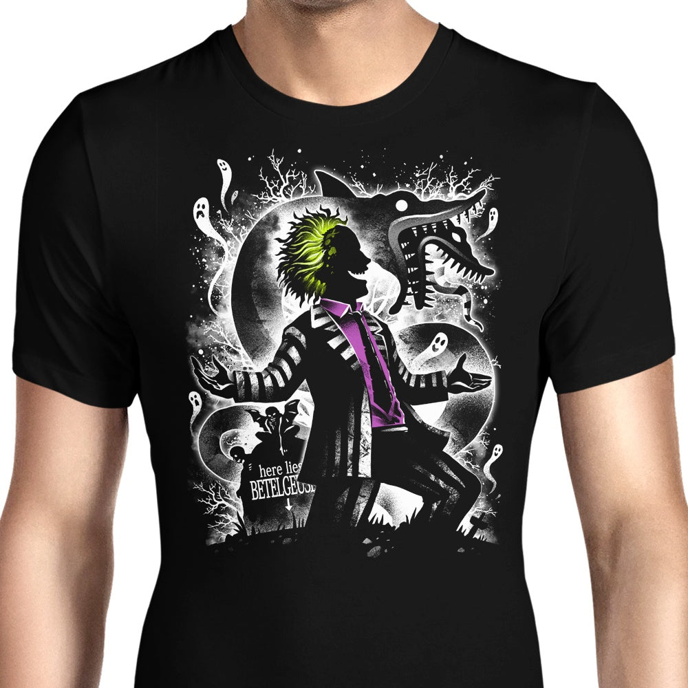 Here Lies Betelgeuse Men's Apparel - Adult & Kids T-Shirts, Sweatshirts & Hoodies apparel design preview 1