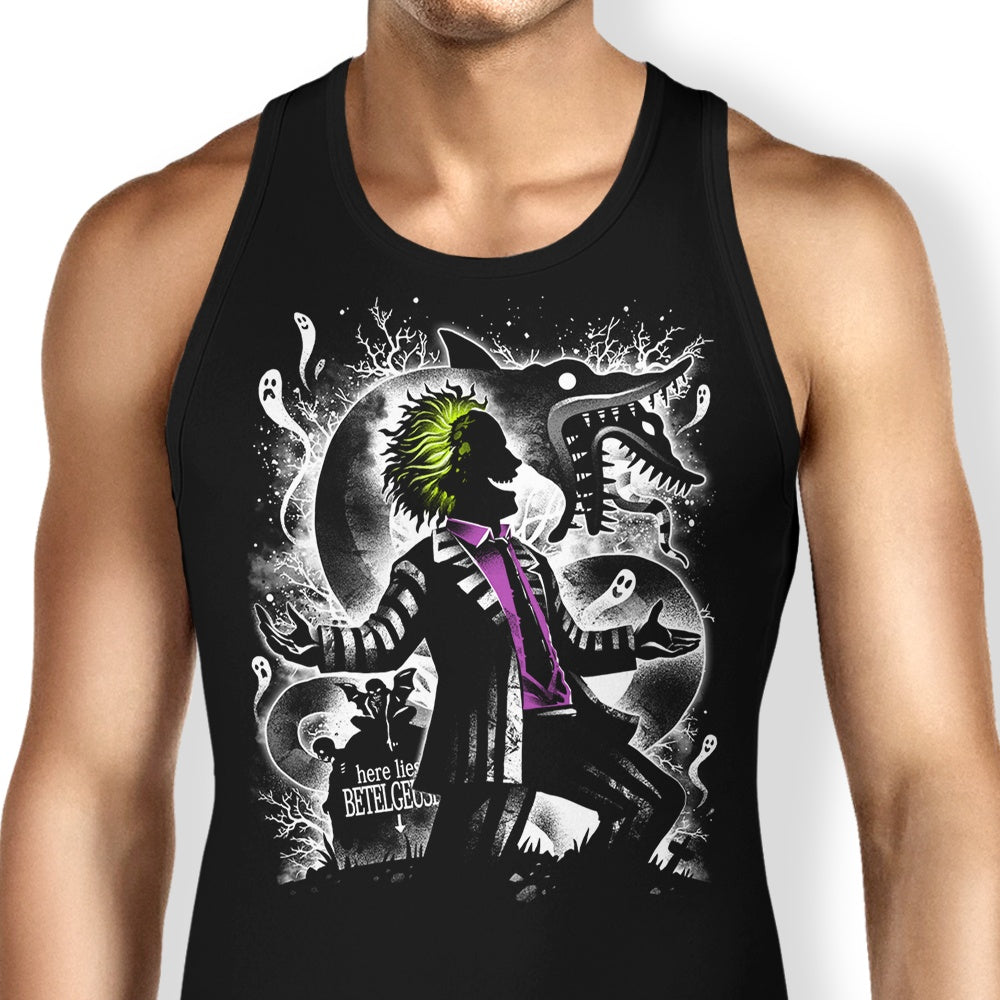 Here Lies Betelgeuse Tank Top - Adult & Kids T-Shirts, Sweatshirts & Hoodies apparel design preview 1