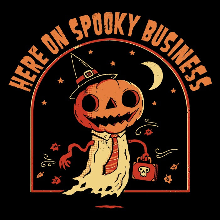 Here on Spooky Business Men's Apparel - Adult & Kids T-Shirts, Sweatshirts & Hoodies apparel design preview 2