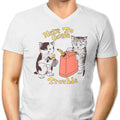 Here to Cause Trouble Men's V-Neck - Adult & Kids T-Shirts, Sweatshirts & Hoodies apparel design preview 1