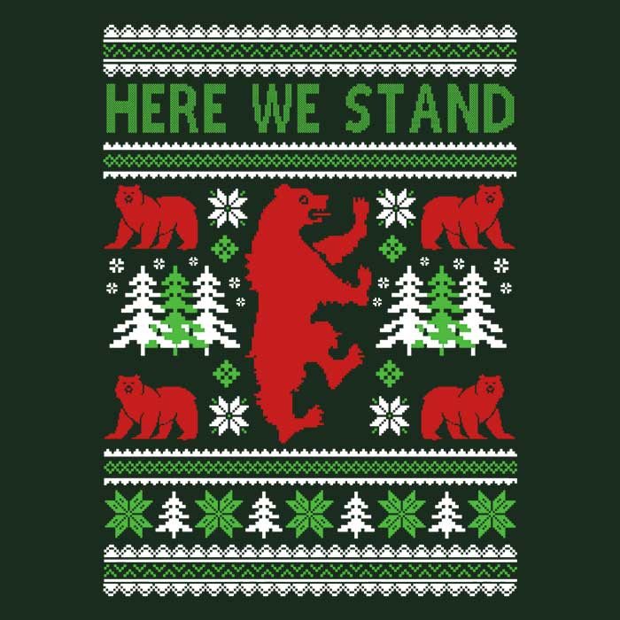 Here We Knit - Adult & Kids T-Shirts, Sweatshirts & Hoodies apparel design preview 2
