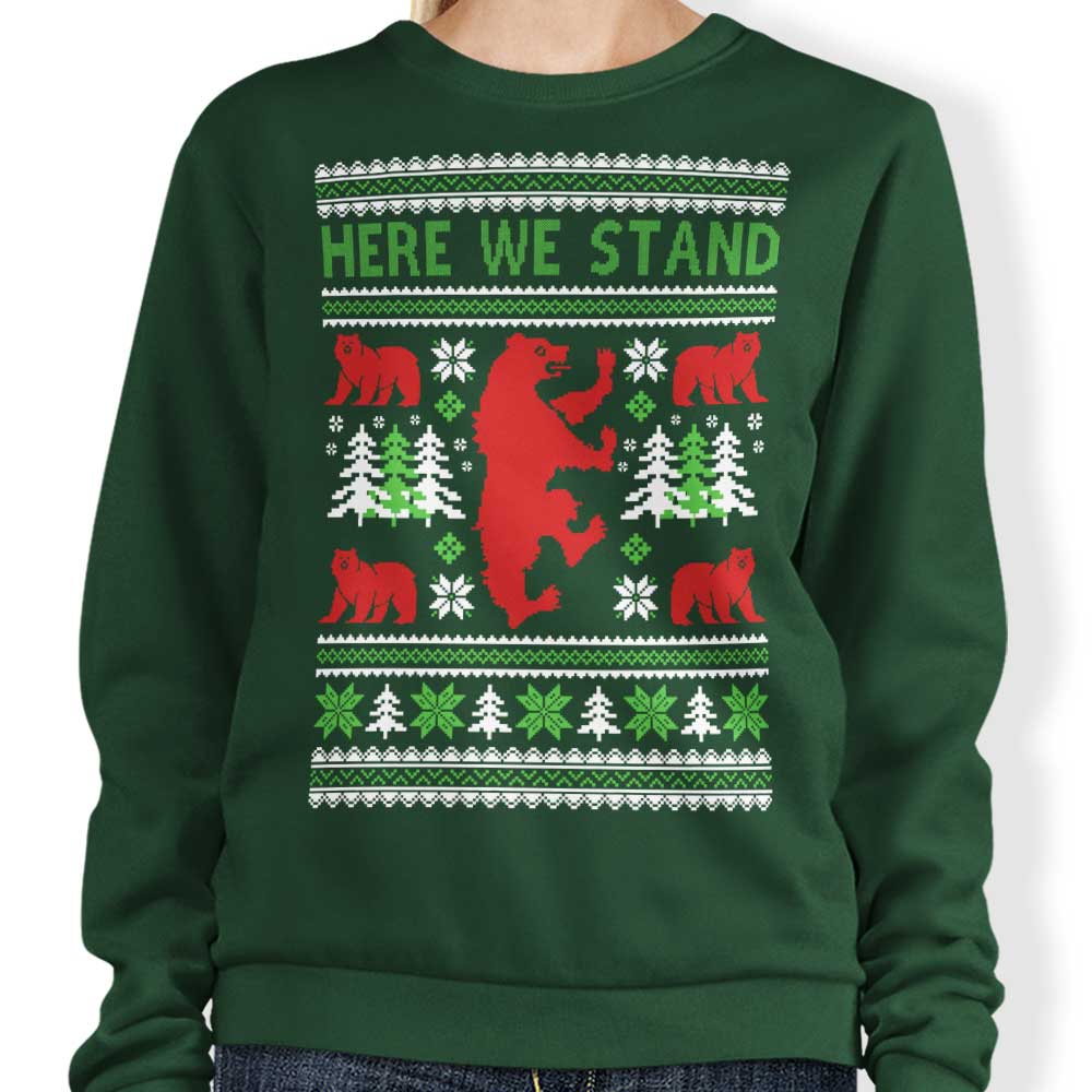 Here We Knit - Adult & Kids T-Shirts, Sweatshirts & Hoodies apparel design preview 1