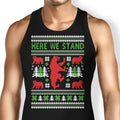 Here We Knit Tank Top - Adult & Kids T-Shirts, Sweatshirts & Hoodies apparel design preview 1