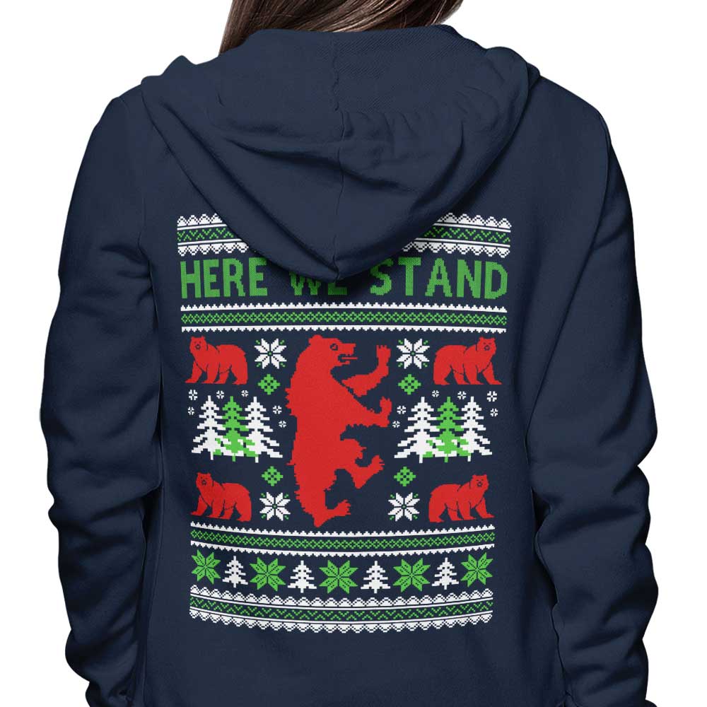 Here We Knit - Adult & Kids T-Shirts, Sweatshirts & Hoodies apparel design preview 2