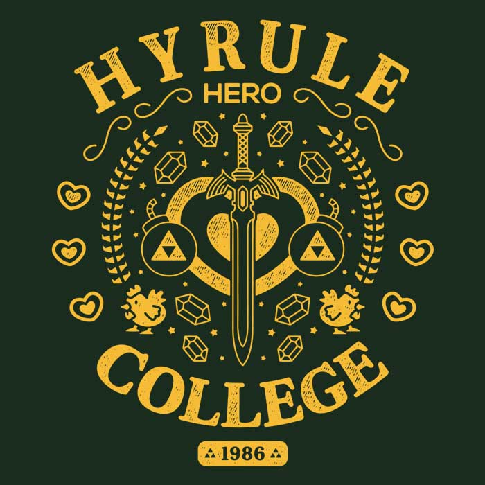 Hero College Men's Apparel - Adult & Kids T-Shirts, Sweatshirts & Hoodies apparel design preview 2