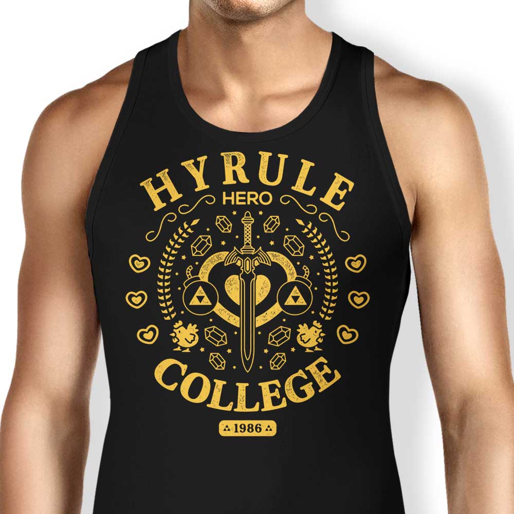 Hero College Tank Top - Adult & Kids T-Shirts, Sweatshirts & Hoodies apparel design preview 1