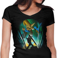 Hero of Time Women's V-Neck - Adult & Kids T-Shirts, Sweatshirts & Hoodies apparel design preview 1